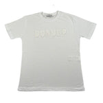 Dondup T-Shirt Girocollo Tinta Unita con Stampa per Bambina DMTS037XX BIANCO DONDUP 