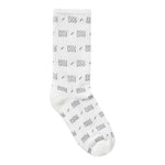Dou Dou Calzini Tinta Unita Logati per Bambina 2Q0800 BIANCO DOU DOU 