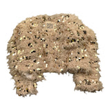 Dou Dou giubbino Tinta Unita con Paillettes per Bambina DQ2A44 ORO DOU DOU 