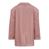 Dou Dou Giacca Tinta Unita Glitter per Bambina DW2A17 ROSA DOU DOU 