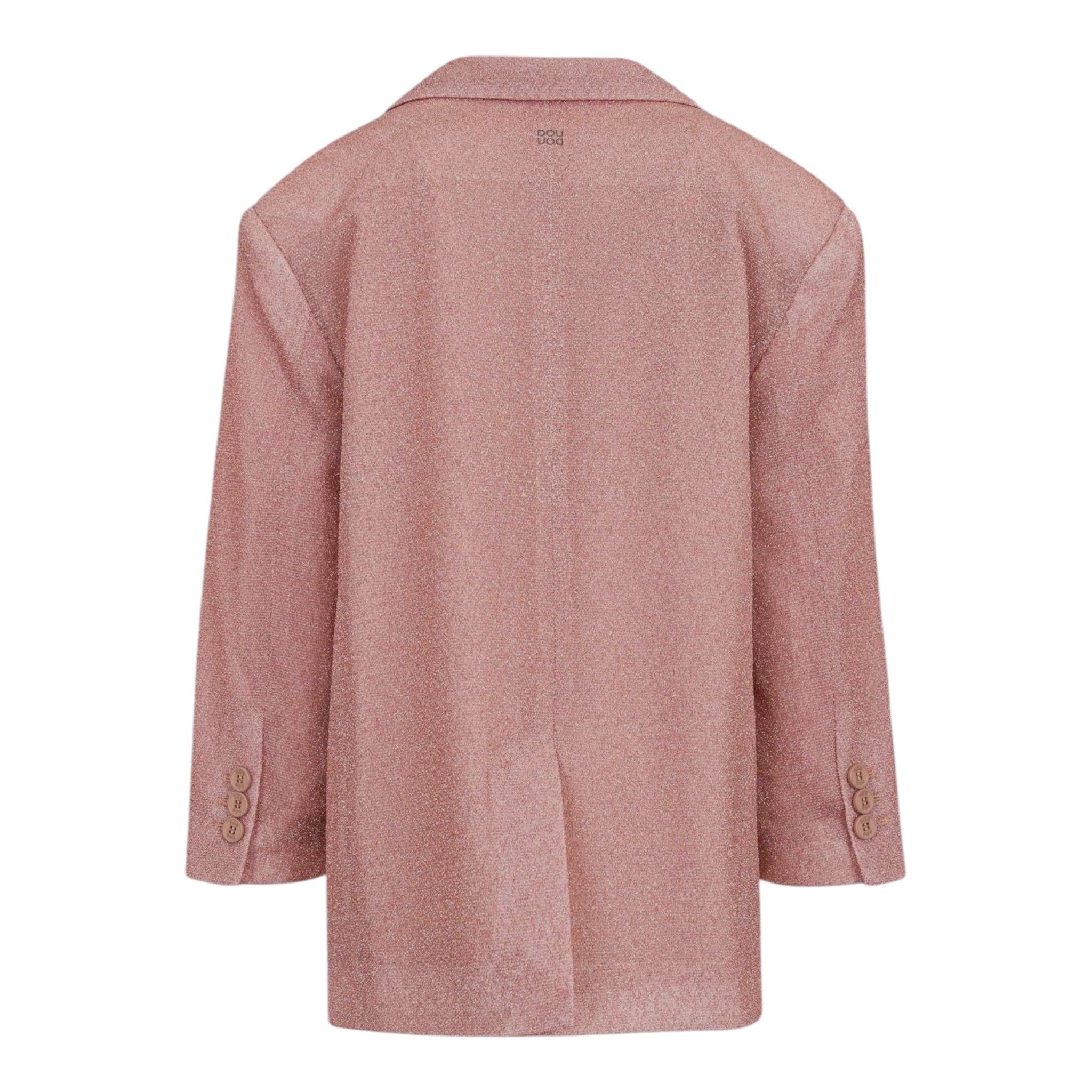 Dou Dou Giacca Tinta Unita Glitter per Bambina DW2A17 ROSA DOU DOU 