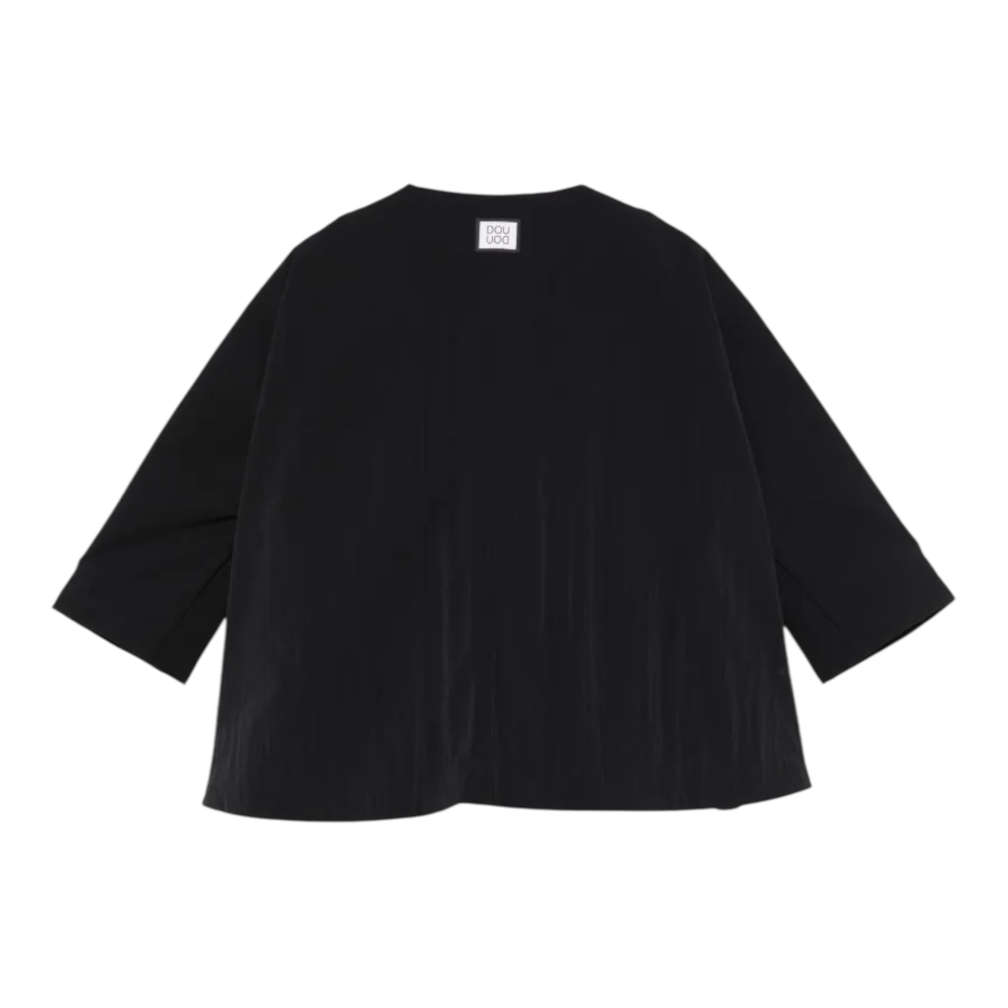 Dou Dou Giacca Tinta Unita con Zip per Bambina DW2A27 NERO DOU DOU 