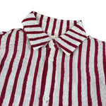 Dou Dou Camicia Tinta Unita con Fantasia A Righe per Bambina DW5P30XXX BIANCO DOU DOU 