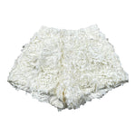 Dou Dou Short Tinta Unita con Applicazioni per Bambina DW6A99X PANNA DOU DOU 