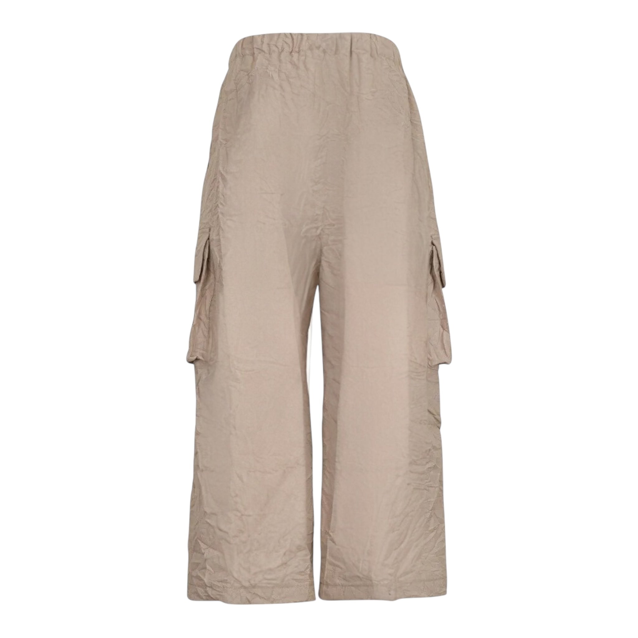 Dou Dou Pantalone Modello Cargo Tinta Unita con Tasconi per Bambina DW6P90X FANGO DOU DOU 
