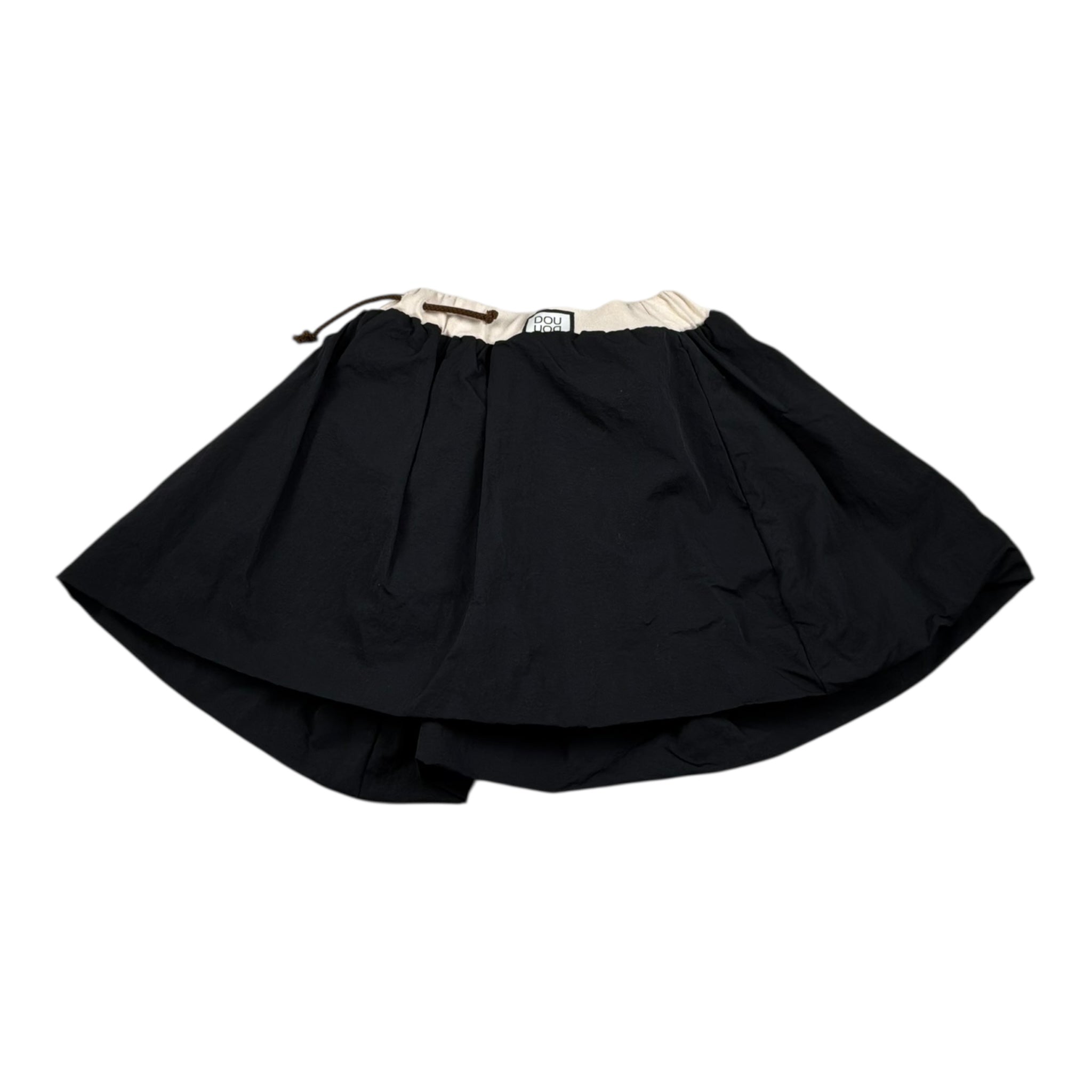 Dou Dou Gonna Tinta Unita con Elastico In Vita per Bambina DW7A41 NERO DOU DOU 