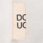 Dou Dou T-Shirt Girocollo Tinta Unita con Stampa per Bambino DW8P21 BIANCO DOU DOU 