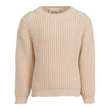 Dou Dou Maglia Tinta Unita con Logo Retro per Bambina DW9P10 BEIGE DOU DOU 