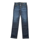 Dsquared2 Jeans Tinta Unita 5 Tasche per Bambino DQ01DX BLU DSQUARED2 
