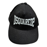 Dsquared2 Berretto Tinta Unia con Stampa per Bambino DQ0211 NERO DSQUARED2 