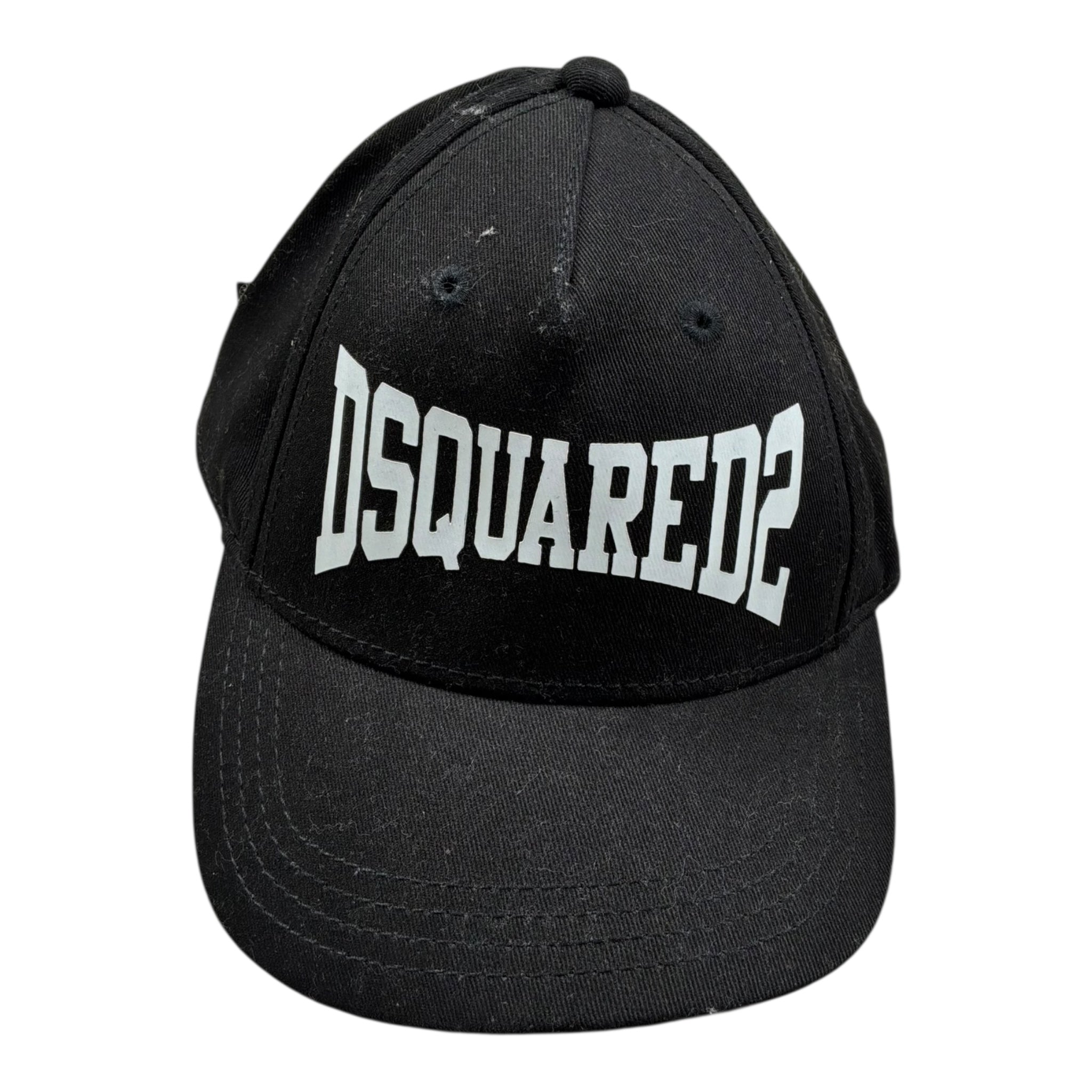 Dsquared2 Berretto Tinta Unia con Stampa per Bambino DQ0211 NERO DSQUARED2 