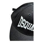 Dsquared2 Berretto Tinta Unia con Stampa per Bambino DQ0211 NERO DSQUARED2 