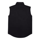Dsquared2 Camicia Giromanica Tinta Unita con Logo per Bambino DQ2414 NERO DSQUARED2 