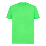 Dsquared2 T-Shirt Girocollo tinta unita con Logo Verde Fluo per Bambino DQ2416 VERDE FLUO DSQUARED2 