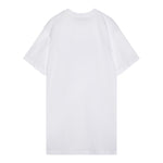 Dsquared2 T-Shirt Girocollo Tinta Unita con Stampa per Bambina DQ2714 BIANCO DSQUARED2 