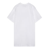 Dsquared2 T-Shirt Girocollo Tinta Unita con Stampa per Bambina DQ2714 BIANCO DSQUARED2 