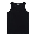Dsquared2 Canotta Girocollo Tinta Unita con Logo per Bambino DQ2783 NERO DSQUARED2 
