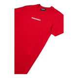 Dsquared2 T-Shirt Girocollo Tinta Unita con Stampa per Bambino DQ2823 ROSSO DSQUARED2 