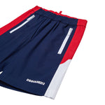 Dsquared2 Bermuda Tricolore con Elastico In Vita per Bambino DQ2832 BLU DSQUARED2 
