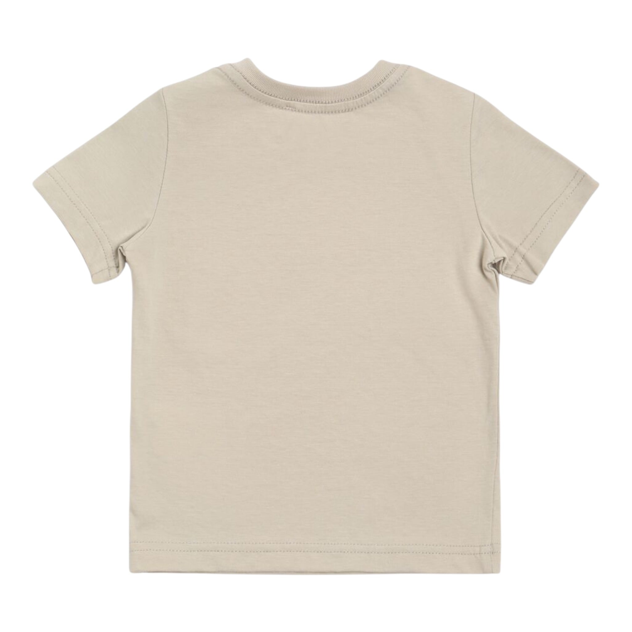Dsquared2 T-Shirt Girocollo tinta unita con Stampa Beige per Neonato DQ2853XX BEIGE DSQUARED2 