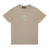 Dsquared2 T-Shirt tinta unita con Stampa Beige per Bambino DQ2856X BEIGE DSQUARED2 