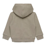 Dsquared2 Felpa Tinta Unita con Zip E Cappuccio per Neonato DQ2863 BEIGE DSQUARED2 