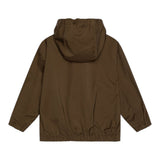 Dsquared2 Giubbino Tinta Unita con Zip E Cappuccio per Bambino DQ2927 VERDE DSQUARED2 