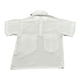 Duepuntozero Camicia Mezza Manica Tinta Unita per Neonato CAM200N BIANCO DUEPUNTOZERO 