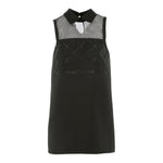 Elisabetta Franchi Abito Giromanica Tinta Unita con Brillantini per Bambina EFAB618X NERO ELISABETTA FRANCHI 
