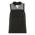 Elisabetta Franchi Abito Giromanica Tinta Unita con Brillantini per Bambina EFAB618X NERO ELISABETTA FRANCHI 