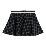 Elisabetta Franchi Gonna Tinta Unita con Elastico In Vita per Bambina EFG185 NERO ELISABETTA FRANCHI 