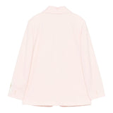 Elisabetta Franchi Giacca Tinta Unita con Logo per Bambina EFGC064 ROSA ELISABETTA FRANCHI 
