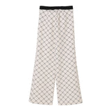 Elisabetta Franchi Pantalone Tinta Unita Logato per Bambina EFPA282X PANNA ELISABETTA FRANCHI 