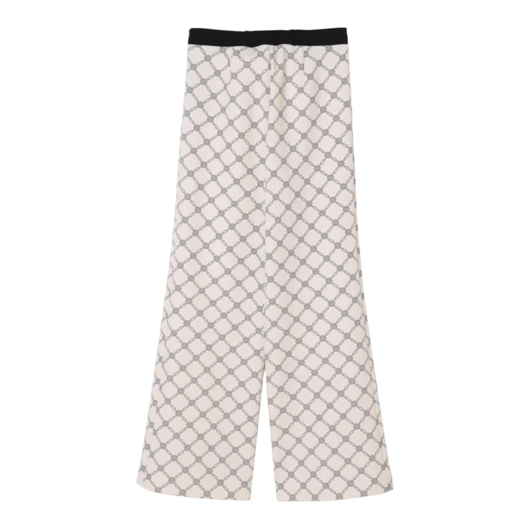Elisabetta Franchi Pantalone Tinta Unita Logato per Bambina EFPA282X PANNA ELISABETTA FRANCHI 