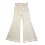 Elisabetta Franchi Pantalone Tinta Unita Modello Zampa per Bambina EFPA285 BIANCO ELISABETTA FRANCHI 