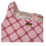 Elisabetta Franchi Abito Giromanica Tinta Unita con Stampa per Bambina EFTA099 ROSA ELISABETTA FRANCHI 