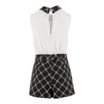 Elisabetta Franchi Tuta Giromanica Bicolore per Bambina EFTA100XX BIANCO/NERO ELISABETTA FRANCHI 