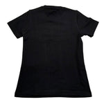 Elisabetta Franchi T-Shirt Girocollo Tinta Unita con Stampa per Bambina EFTS188 NERO ELISABETTA FRANCHI 