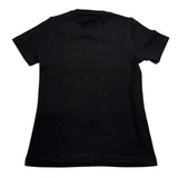 Elisabetta Franchi T-Shirt Girocollo Tinta Unita con Stampa per Bambina EFTS188 NERO ELISABETTA FRANCHI 
