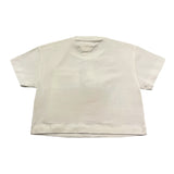 Elisabetta Franchi T-Shirt Girocollo Tinta Unita con Logo per Bambina EFTS232X PANNA ELISABETTA FRANCHI 