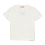 Elisabetta Franchi T-Shirt Girocollo Tinta Unita con Logo per Bambina EFTS235 PANNA ELISABETTA FRANCHI 