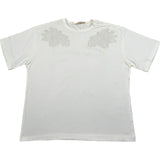 Elisabetta Franchi T-Shirt Girocollo Tinta Unita con Logo per Bambina EFTS236 PANNA ELISABETTA FRANCHI 