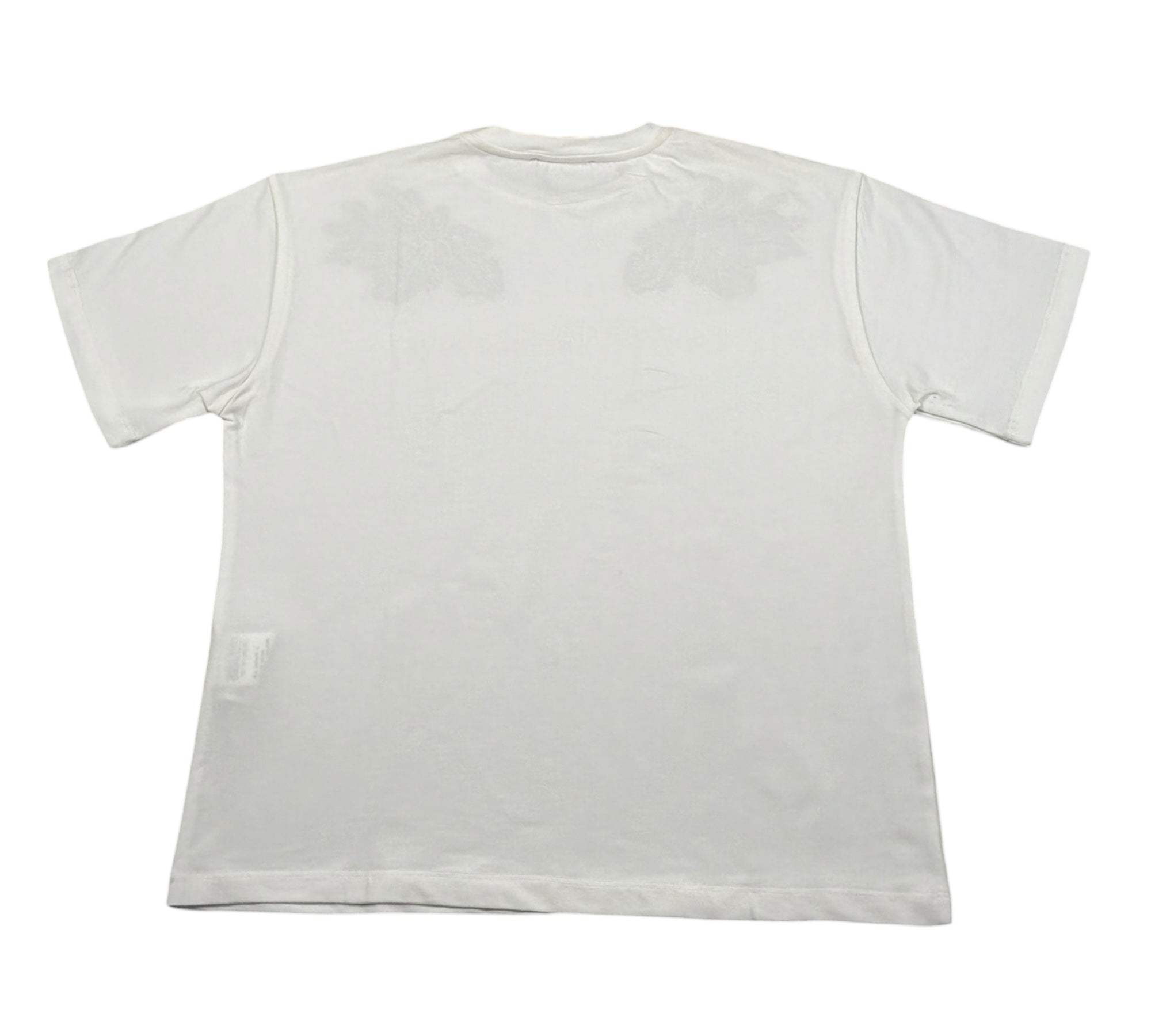 Elisabetta Franchi T-Shirt Girocollo Tinta Unita con Logo per Bambina EFTS236 PANNA ELISABETTA FRANCHI 
