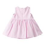 Elisabetta Franchi Abito Giromanica Tinta Unita con Ricami per Neonata EGAB206 ROSA ELISABETTA FRANCHI 