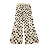 Elisabetta Franchi Pantalone Tinta Unita Logato Bicolore per Bambina EGPA060 PANNA ELISABETTA FRANCHI 