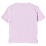 Elisabetta Franchi T-Shirt Girocollo Tinta Unita con Logo per Bambina EGTS090 LILLA ELISABETTA FRANCHI 