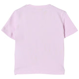 Elisabetta Franchi T-Shirt Girocollo Tinta Unita con Logo per Bambina EGTS090 LILLA ELISABETTA FRANCHI 