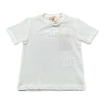 Elisabetta Franchi T-Shirt Girocollo Tinta Unita con Stampa per Bambina EGTS091 BIANCO ELISABETTA FRANCHI 