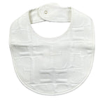 Elisabetta Franchi Bavetta Tinta Unita Logata per Neonata ENBA048 BIANCO ELISABETTA FRANCHI 