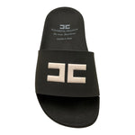 Elisabetta Franchi Ciabatte Tinta Unita con Logo per Bambina F3A0E0074 NERO ELISABETTA FRANCHI 